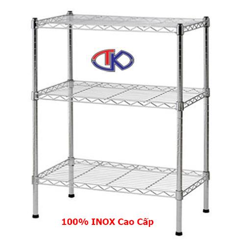 Giá để đồ đa năng 3 tầng inox