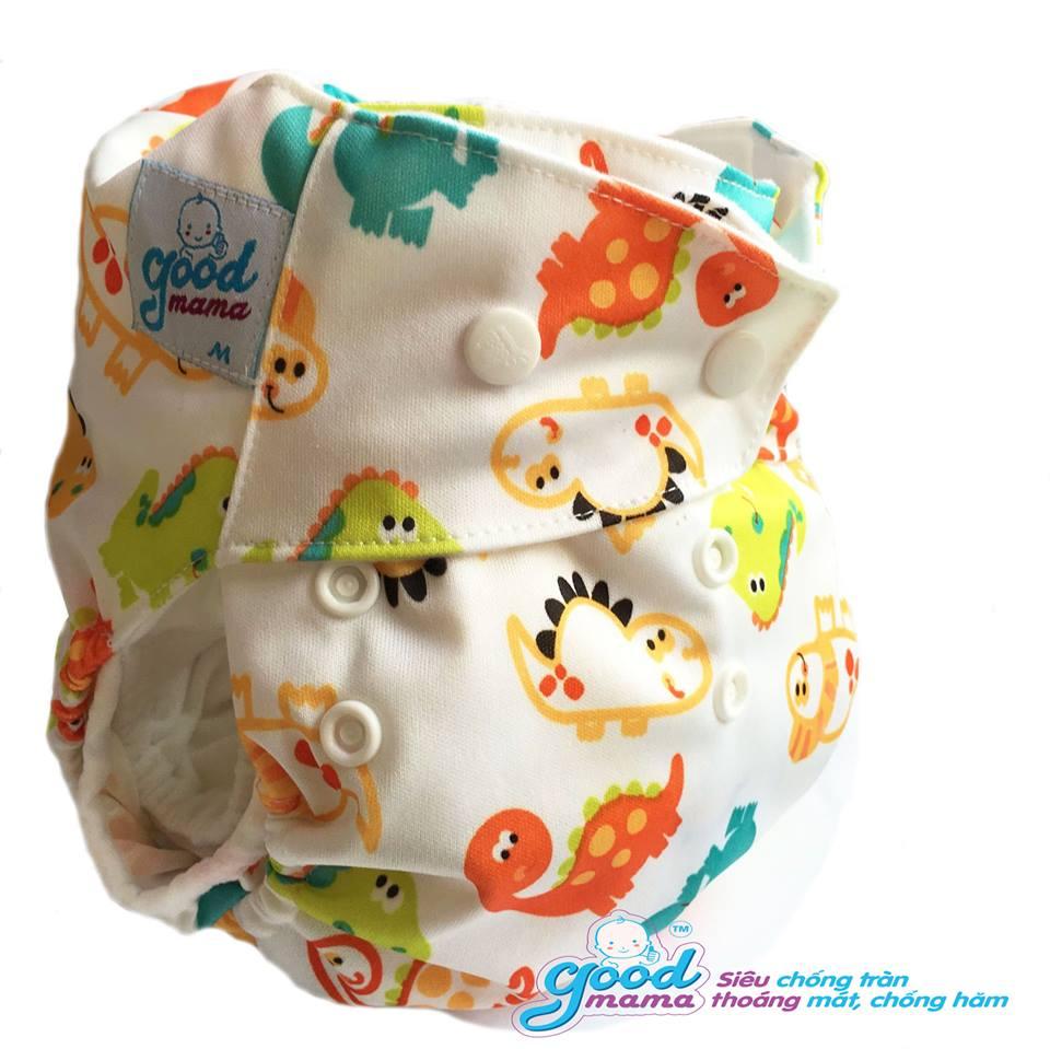 Bỉm vải Goodmama siêu chống tràn dành cho bé 3-13kg, ban ngày