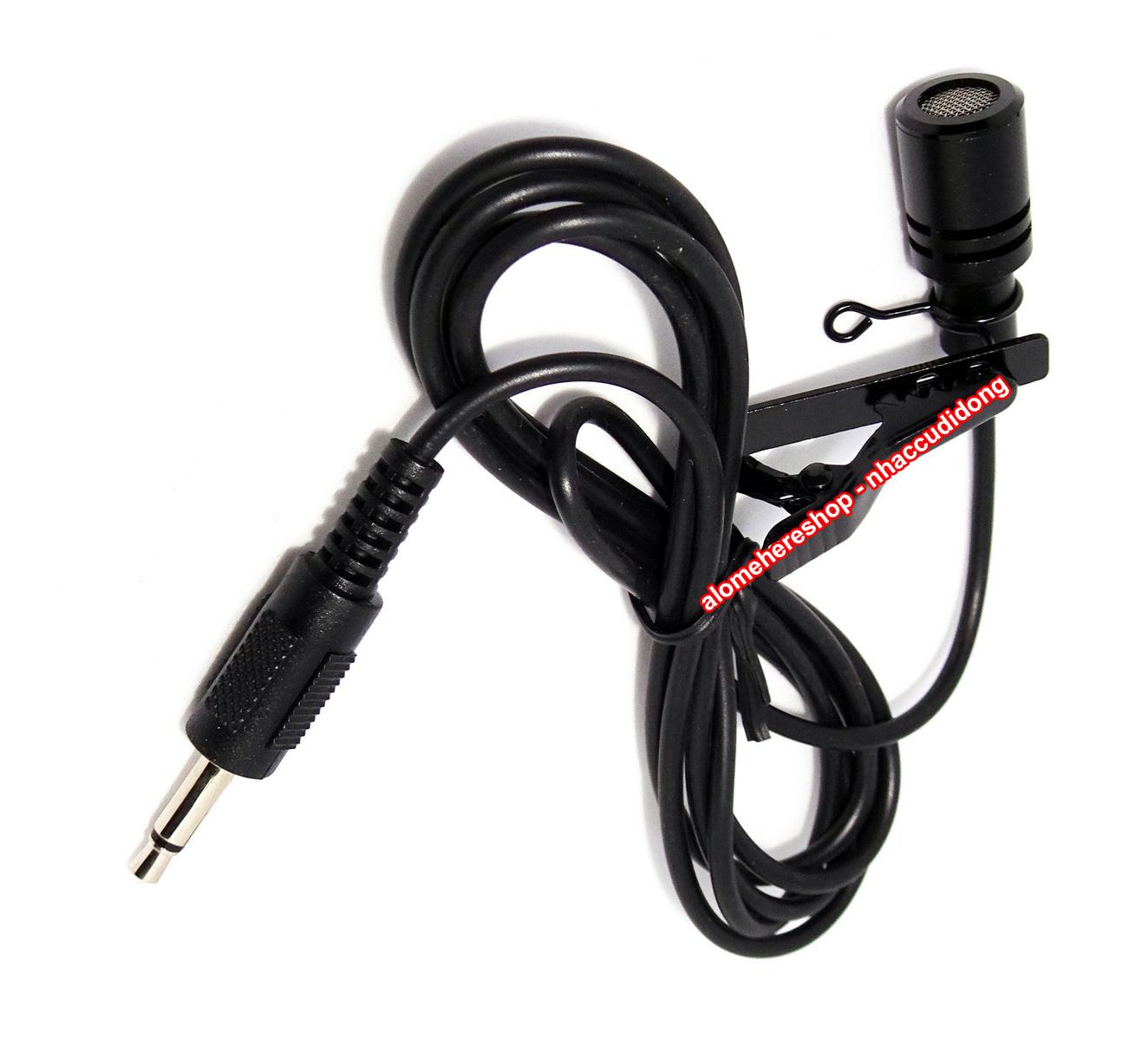 Microphone cài áo mini thu âm jack 3.5mm