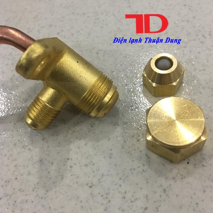 Van khóa dàn nóng điều hòa phi 6