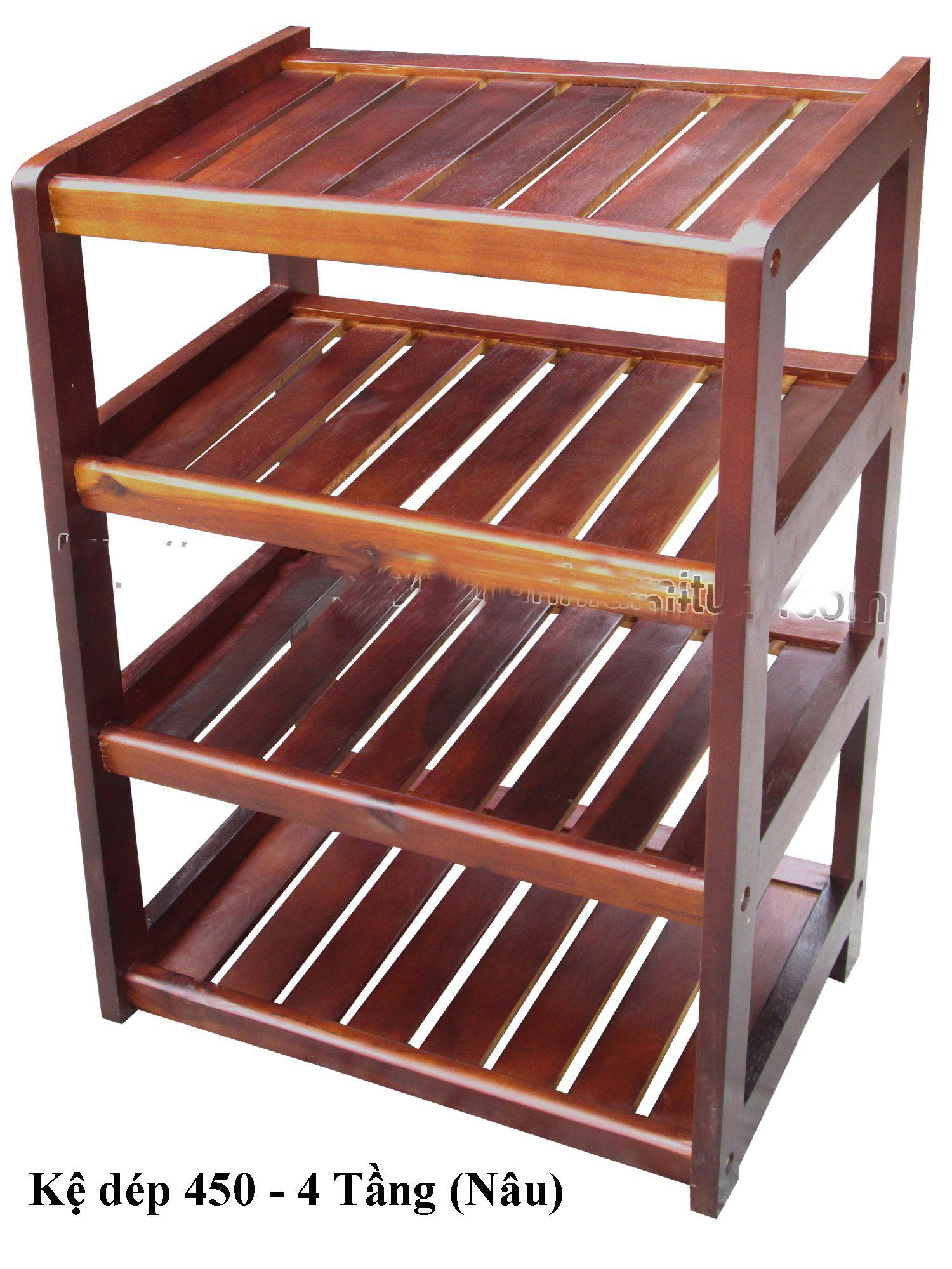 KỆ GIÀY DÉP 4 TẦNG RỘNG 45CM OHAHA