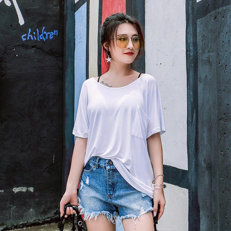 Áo thun nữ hở lưng siêu hot form rộng mát mẻ