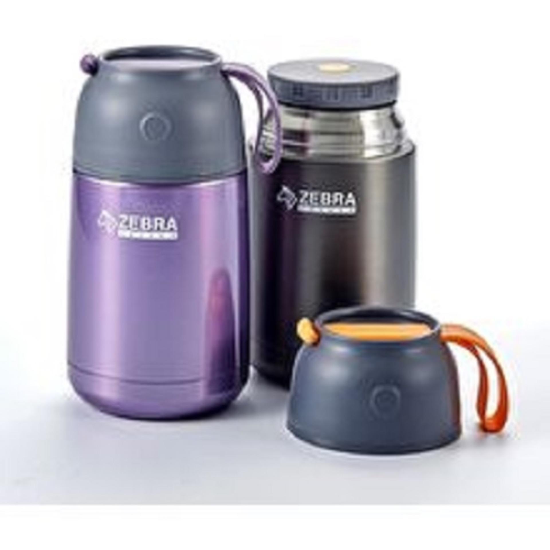 [HCM]Bình inox giữ nhiệt ủ thức ăn Zebra 650ml