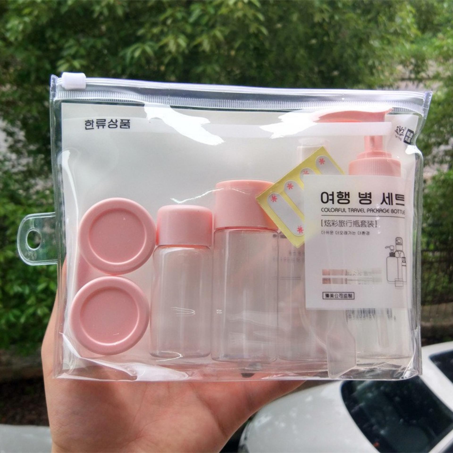 Bộ dụng cụ chiết mỹ phẩm 8 chi tiết mang đi tiện dụng