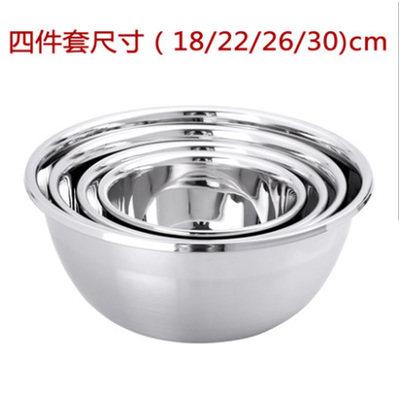 Dày Dày Hình Tròn Bị Rò Rỉ Chậu Inox Nồi Canh