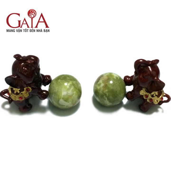 Bi đá lăn tay massage (tặng kèm cây massage mặt)