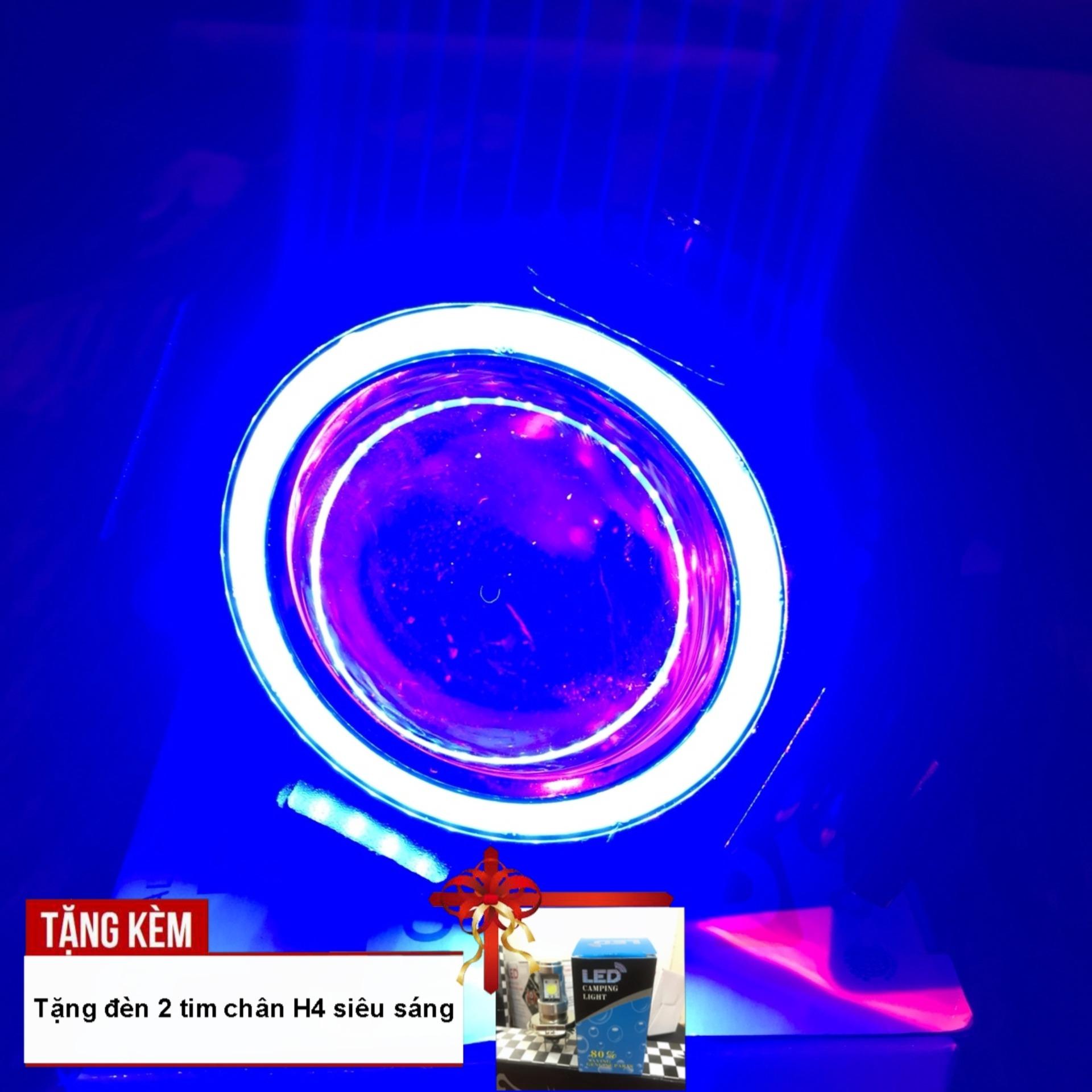 [SALE KỊCH SÀN] Sáng chói lóa với đèn phụ kiện bi cầu LED U7 ( có viền led) chuyên lắp  chế độ cho xe máy, ô tô  an toàn cho người sử dụng  OX88-U7-NYN-TẶNG KÈM ĐÈN LED 2 TIM CHÂN H4