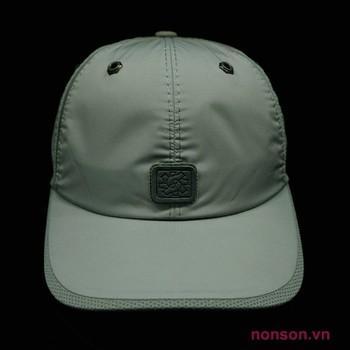 NÓN KẾT ,MŨ LƯỠI TRAI VẢI DÙ - DÁNG SƠN (MÀU GHI)