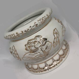 Lư bạch ngọc trắng 5" PT0112