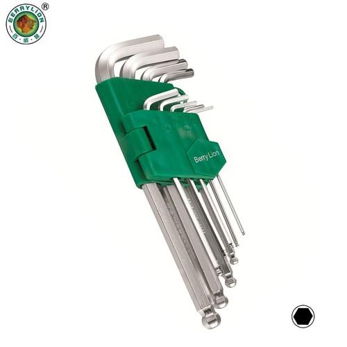 Bộ lục giác đầu bi 9 món loại lớn - nhãn hiệu berrylion
