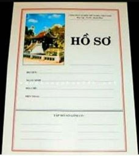 50 bộ hồ sơ xin việc
