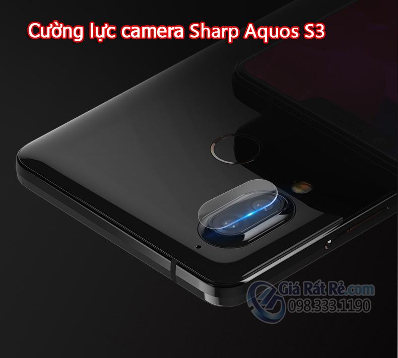 KÍNH CƯỜNG LỰC CAMERA SHARP AQUOS S3