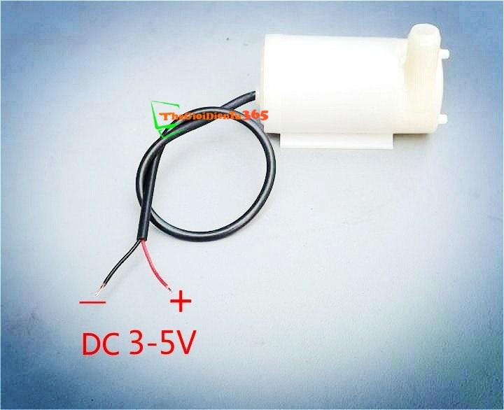 MÁY BƠM CHÌM MINI 3-6V LOẠI NẰM NGANG