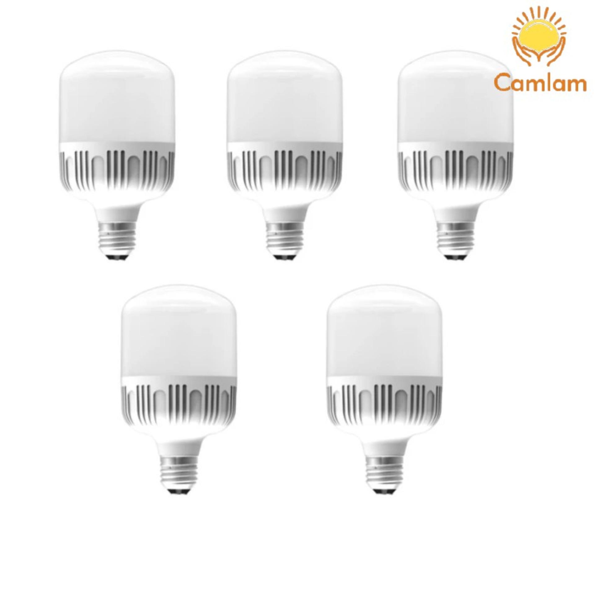Bộ 5 bóng đèn led Bulb chống nước 9w ( ánh sáng trắng )