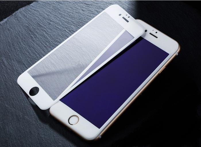 Kính cường lực 5D Full màn cho Iphone 6/6S Trắng