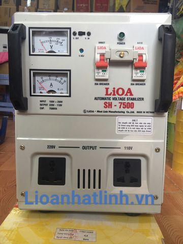 Ổn Áp Lioa 5KVA 1 Pha Dải 90-250V, Thế Hệ II 100% Dây Đồng