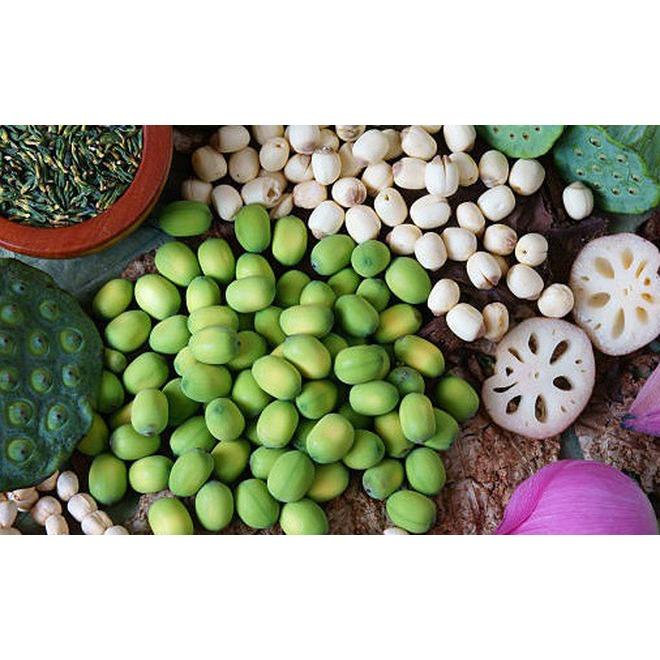 Hạt sen khô 100g đã bỏ tâm