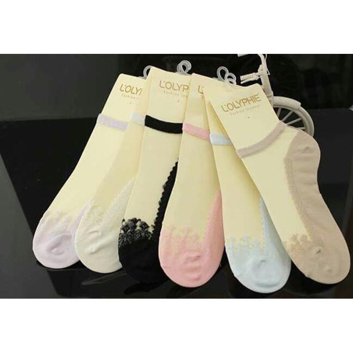 Combo 10 đôi tất ren lưới Công Chúa sinh