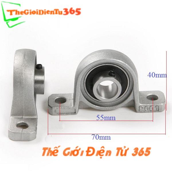 Gối đỡ vòng bi dạng trục đứng p001 12mm