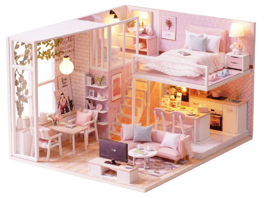 Mô hình nhà gỗ DIY Biệt thự Tình yêu