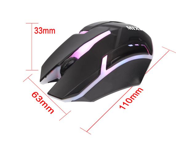 [HCM]Chuột chuyên game có đèn led magic x đen