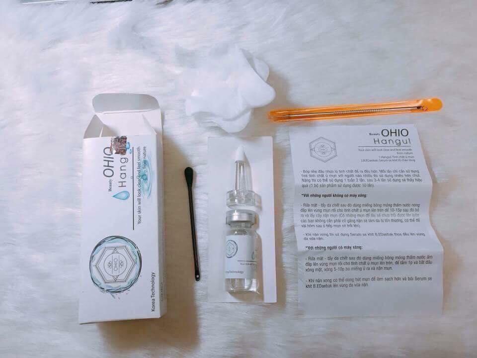 Ủ Mụn Ohio Hangul – Đánh Bay Mụn Đầu Đen Mụn Cám (Mẫu chuẩn)