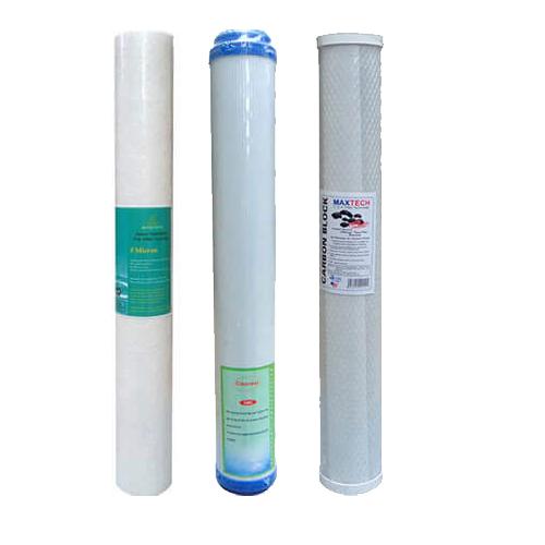 Bộ sản phẩm 3 lõi lọc (lõi lọc số 1 & 2 & 3) 20inch