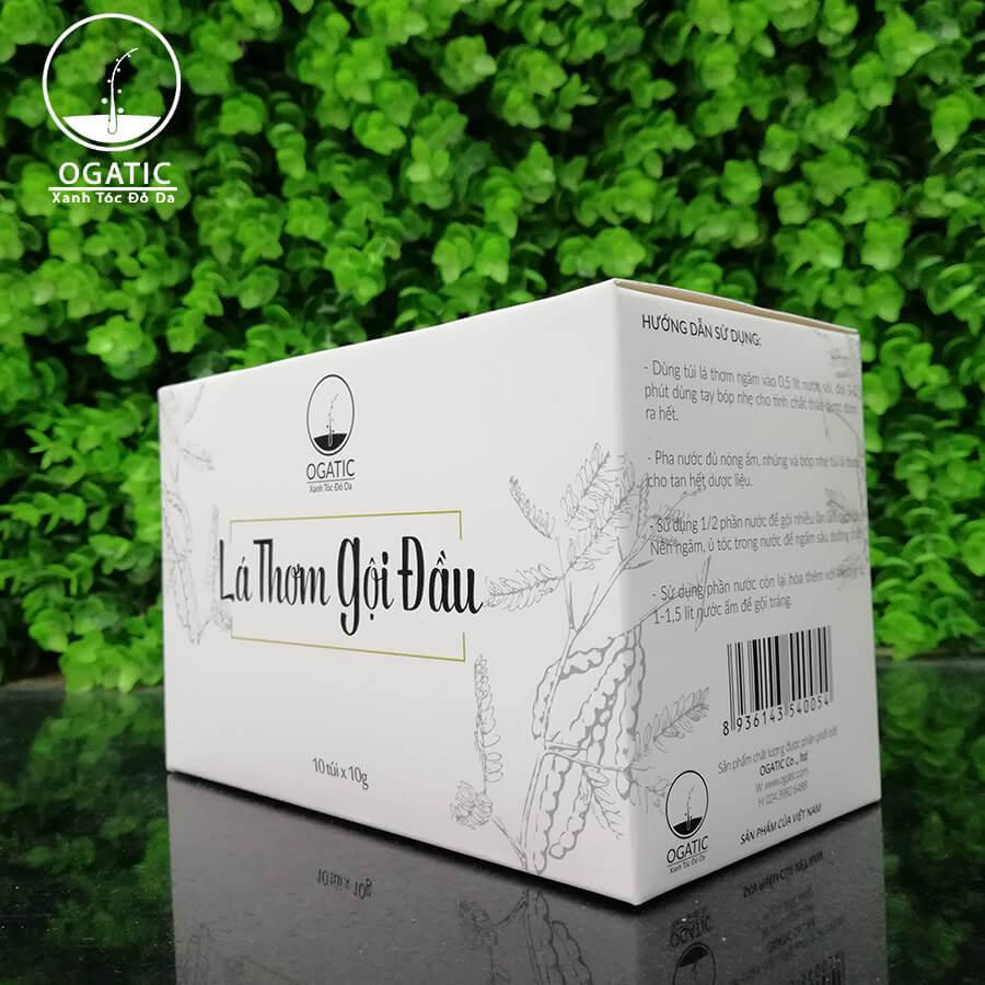 [HCM]BỘT  BỒ KẾT THẢO DƯỢC GỘI ĐẦU BỘT LÁ THƠM OGATIC
