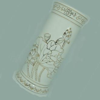 Bình bông Bạch Ngọc ống 8 inch PT0143