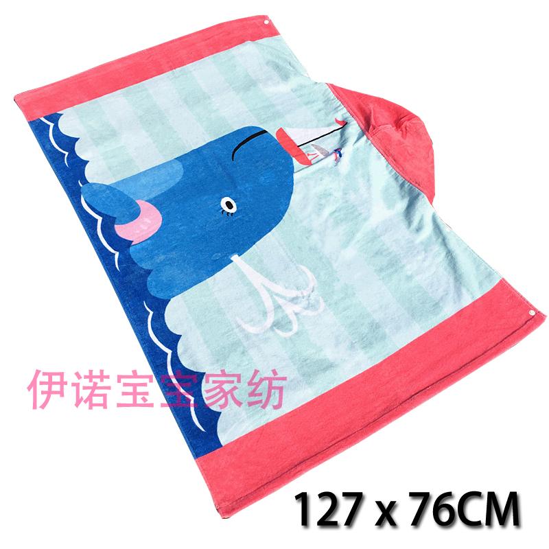 100% Cotton Có Mũ Dày Hút Nước Khăn Đi Biển Khăn Tắm