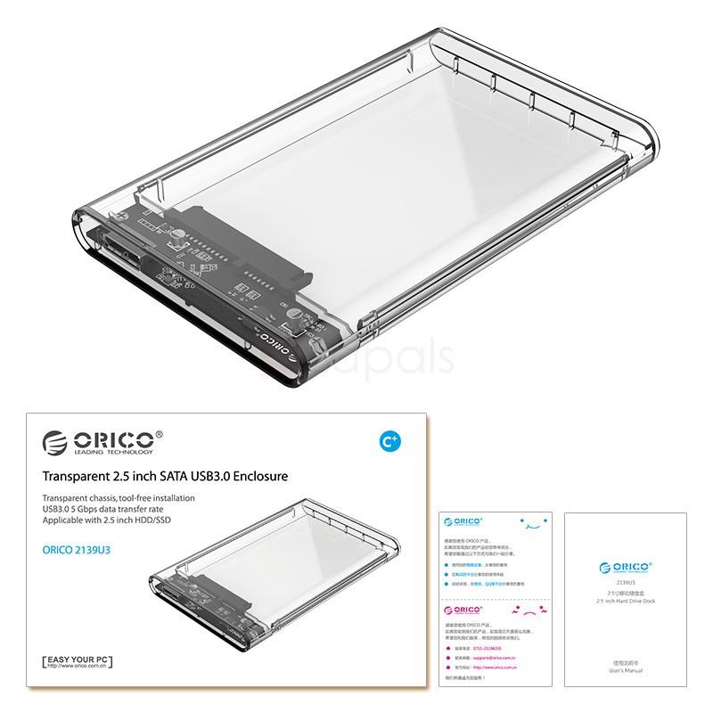 Hộp đựng ổ cứng 2.5 inch ORICO 2139U3