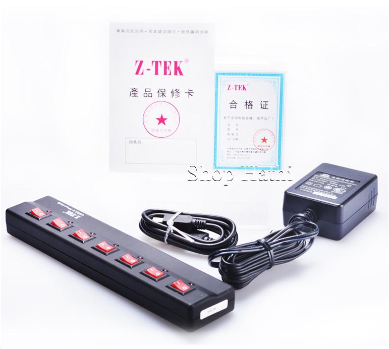 Hub 7 cổng USB 2.0 có nguồn hỗ trợ Z-tek ZE532 (Đen)