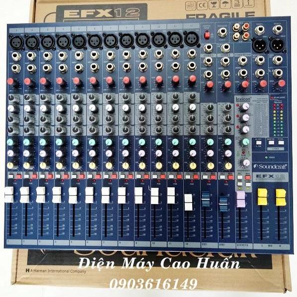 [Trả góp 0%]Mixer Soundcraft EFX12