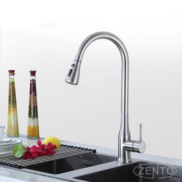 Vòi rửa bát nóng lạnh inox 304 Zento SUS5506