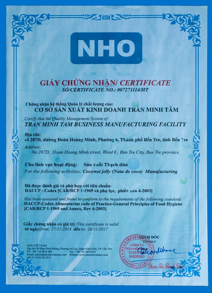Thạch dừa khô Minh Tâm tặng hương (3kg)