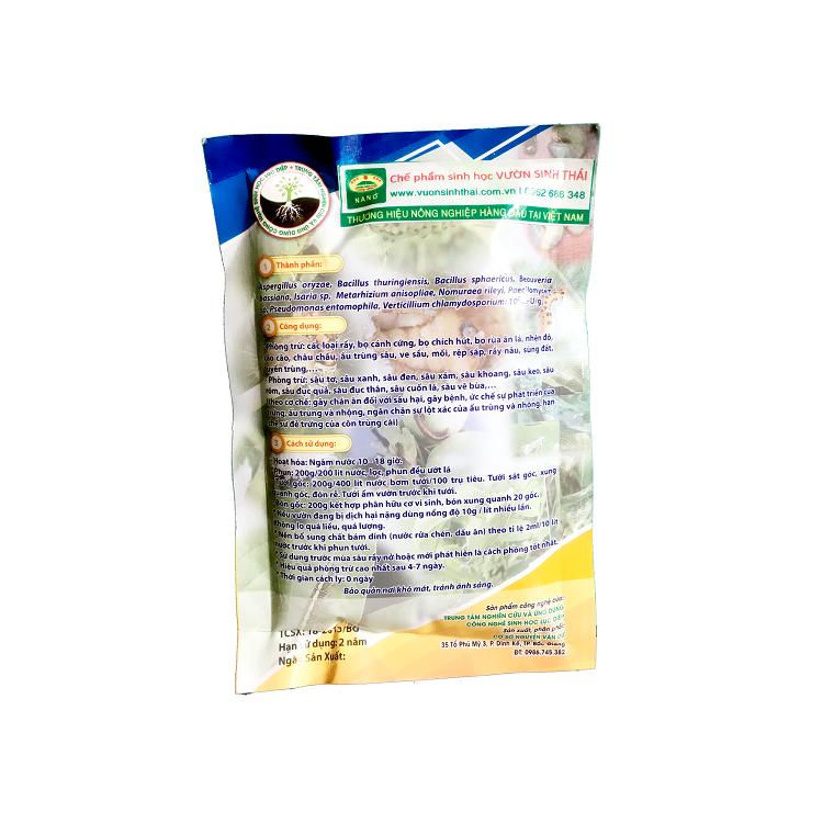 Chế phẩm vi sinh TRỪ SÂU (nhện đỏ, rệp sáp, côn trùng..)
