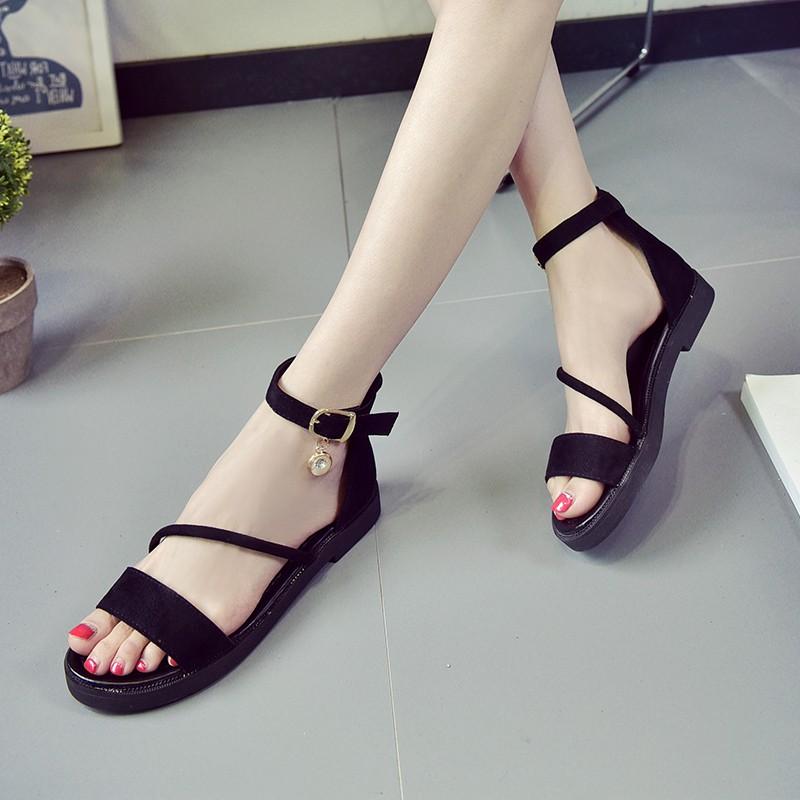 [HCM]Giày sandal ngang chéo cổ chân 1 dây