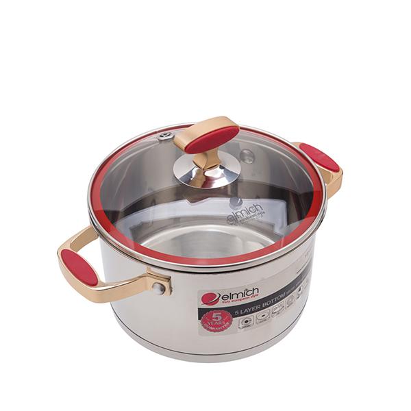 Nồi Inox 304 Elmich RED VELVET 22CM EL5269 - Bảo Hành 5 Năm