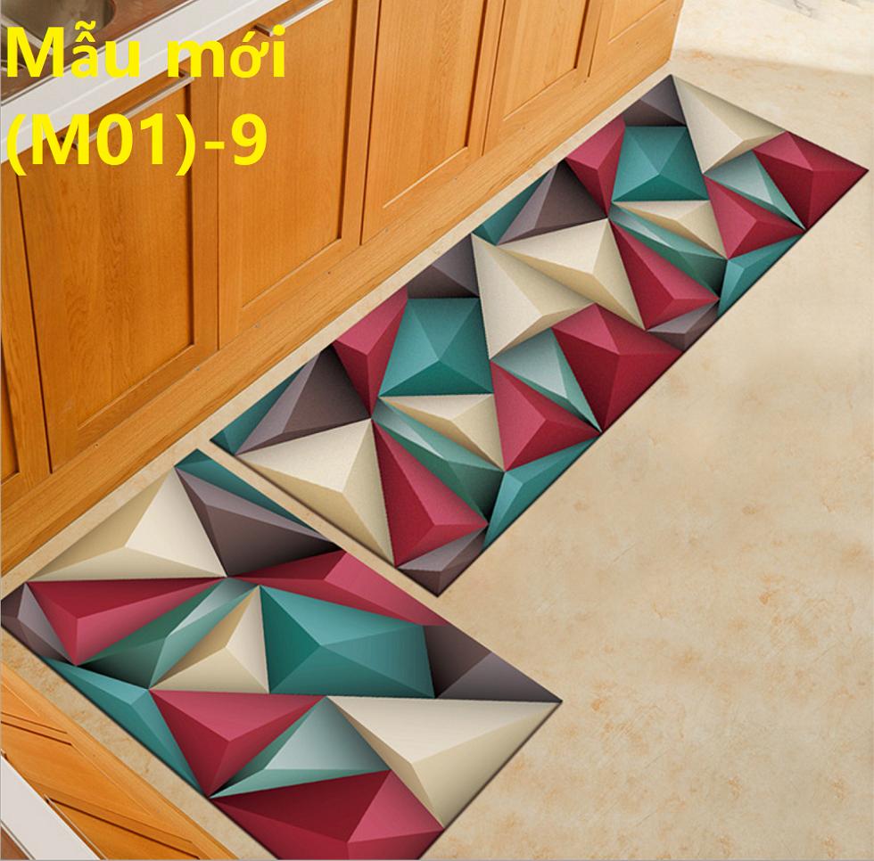 BỘ 2 THẢM LÓT SÀN BẾP MẪU MỚI (M01) 40X60CM VÀ 40X120CM