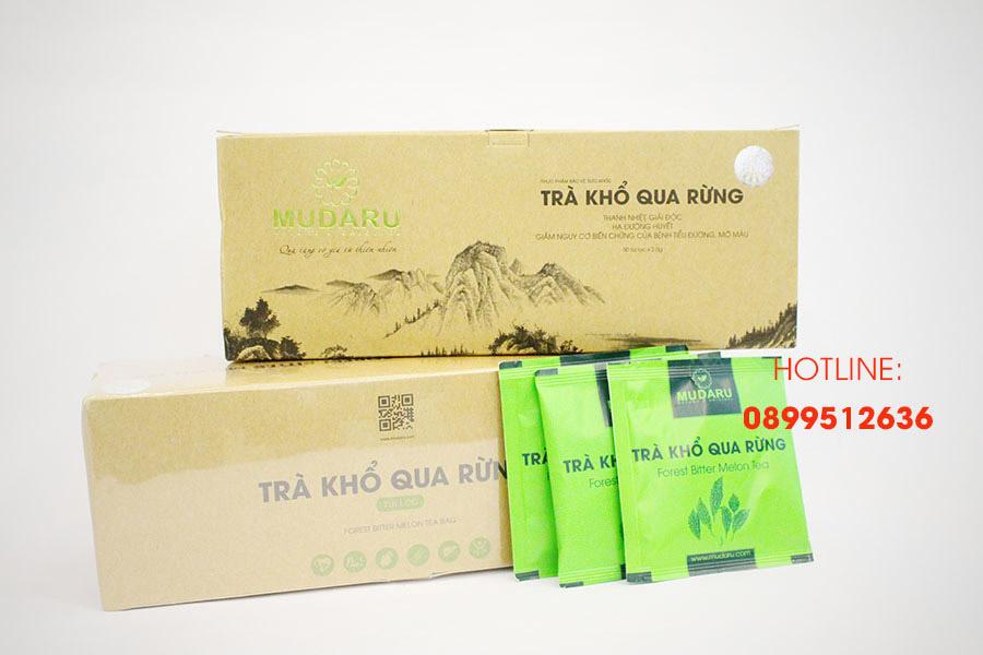 TRÀ KHỔ QUA RỪNG MUDARU TÚI LỌC - HỘP 50 TÚI