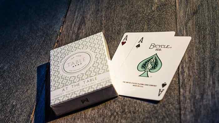 [HCM]At the Table Playing Cards (green)