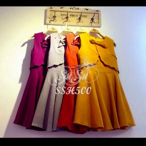 [HCM]Đầm nữ dự tiêc xòe xếp ly