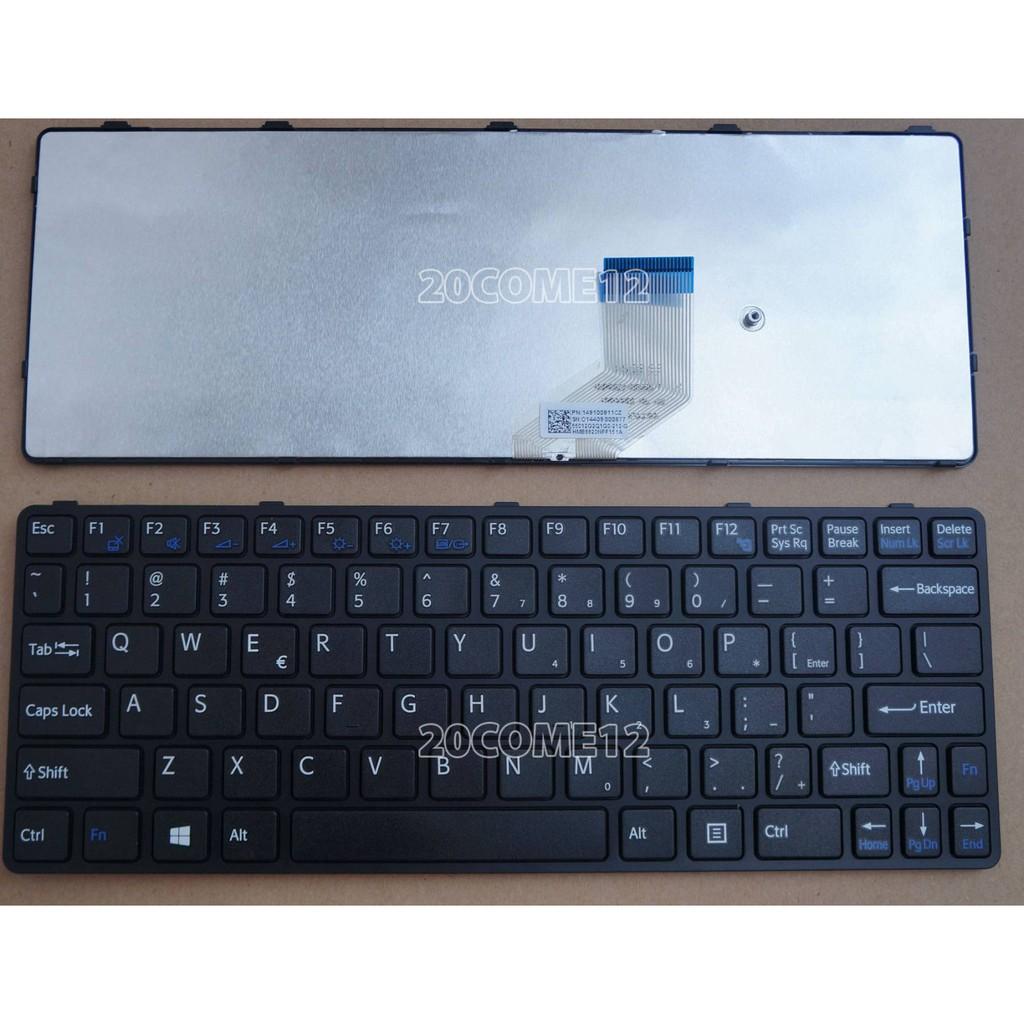 Bàn Phím Laptop SONY SVE 11 (Màu En Và Trắng)