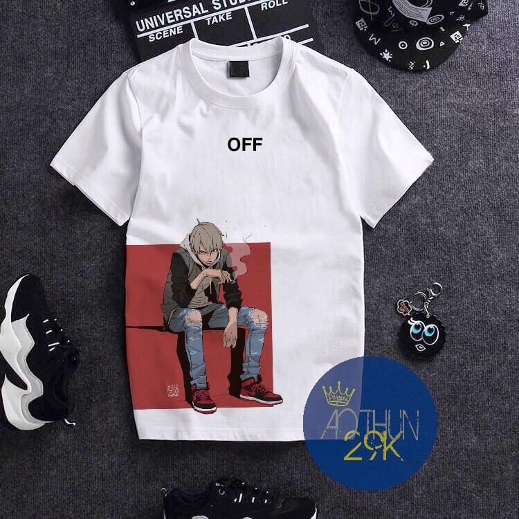 ÁO THUN UNISEX MANGA CAO CẤP AT043