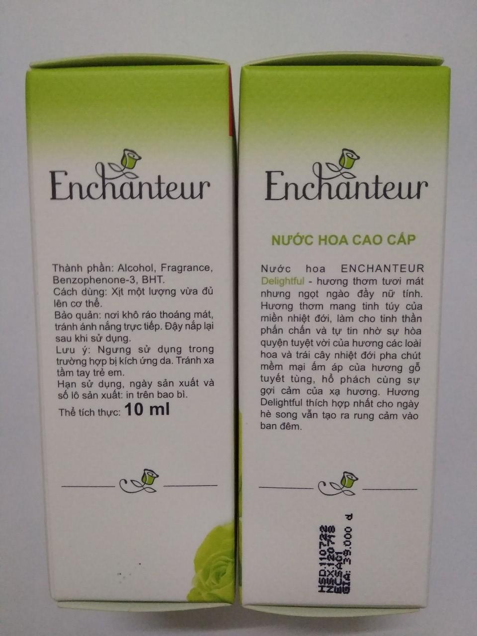 [HCM]Enchanteur - Nước hoa cao cấp 10 ml - Delightful