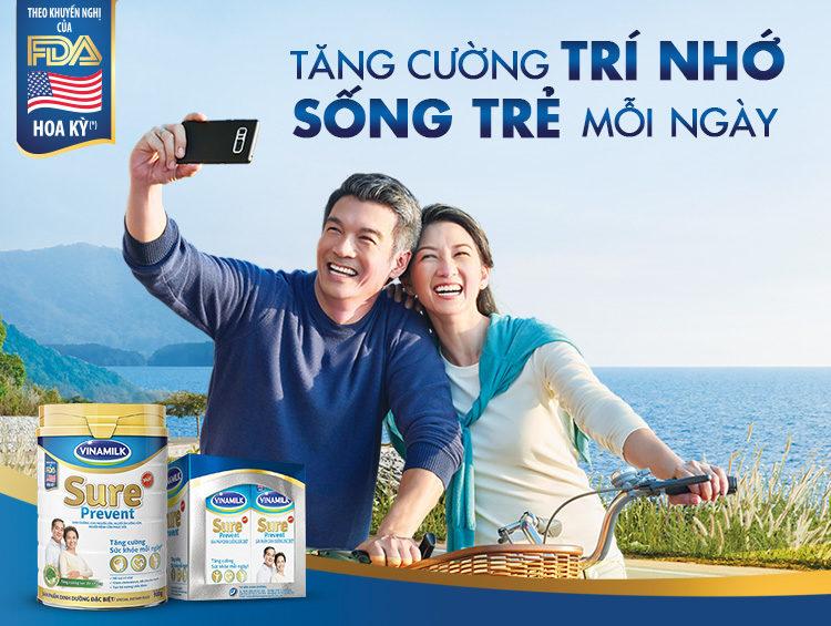 Sữa dành cho người lớn Vinamilk Sure Prevent 900g