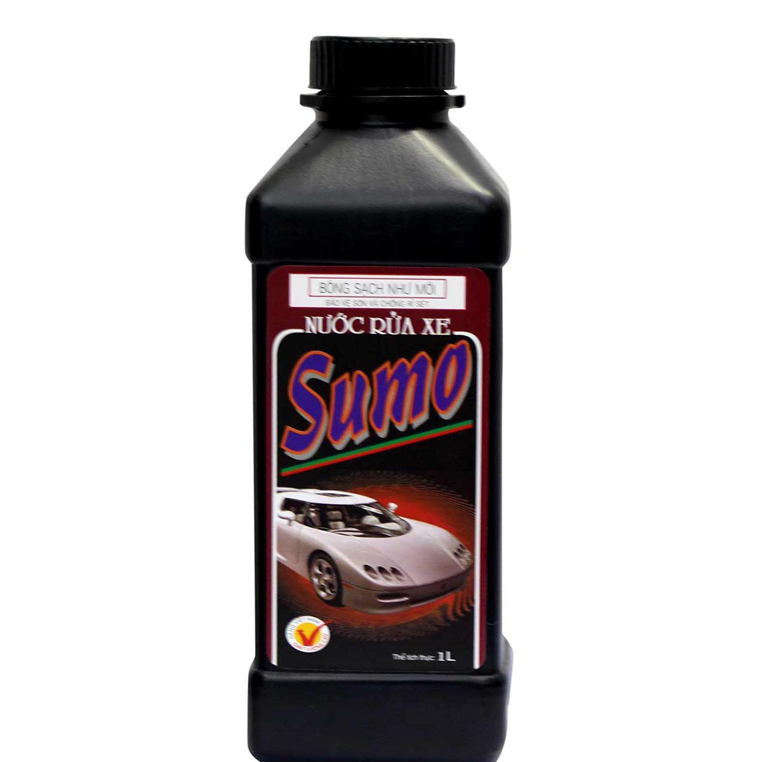 [HCM]Nước rửa xe đen sumo 1L