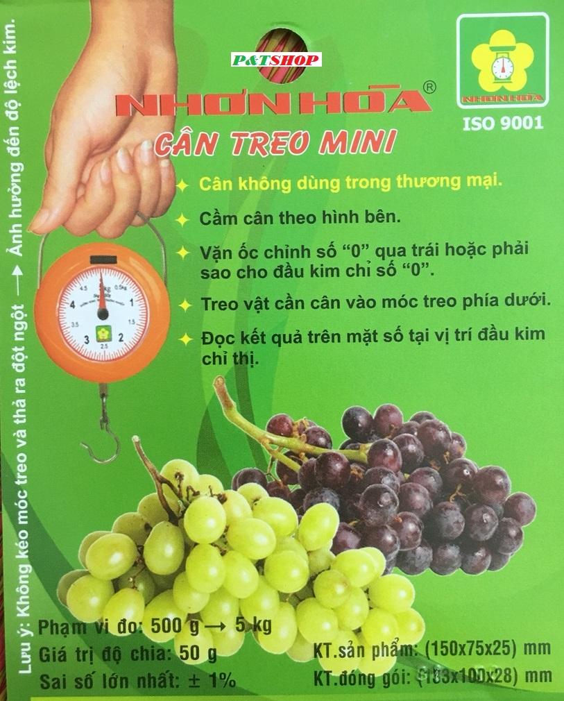 Cân treo mini bỏ túi Nhơn Hòa 5kg
