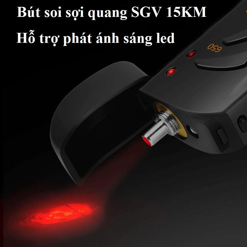 Bút dòi lỗi sợi quang SGV 15km (sử dụng pin sạc)