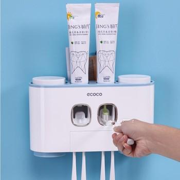 THIẾT BỊ NHẢ KEM ĐÁNH RĂNG TỰ ĐỘNG 2 CÁI KÈM 4 CỐC ECOCO, THIET BI NHA KEM DANH RANG TU DONG 2 CAI KEM 4 COC ECOCO